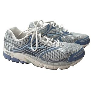 Brooks Ariel Running Shoes Womens Size 11 Blue Silver Mesh Athletic Sneaker